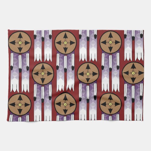 afschermingsstaal theedoek (Horizontaal)