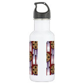 afschermingsstaal waterfles  (Achterkant)