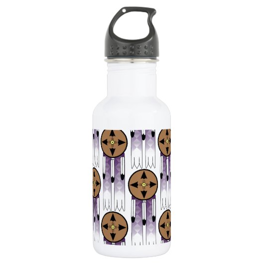 afschermingsstaal waterfles  (Voorkant)