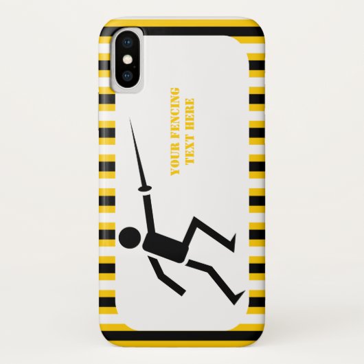 Afschermingsstrepen met zwarte vloerdemper Case-Mate iPhone case (Achterkant)