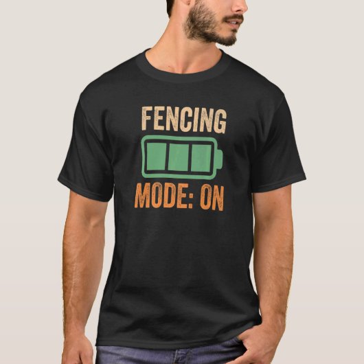 Afschermmodus op batterij t-shirt (Voorkant)