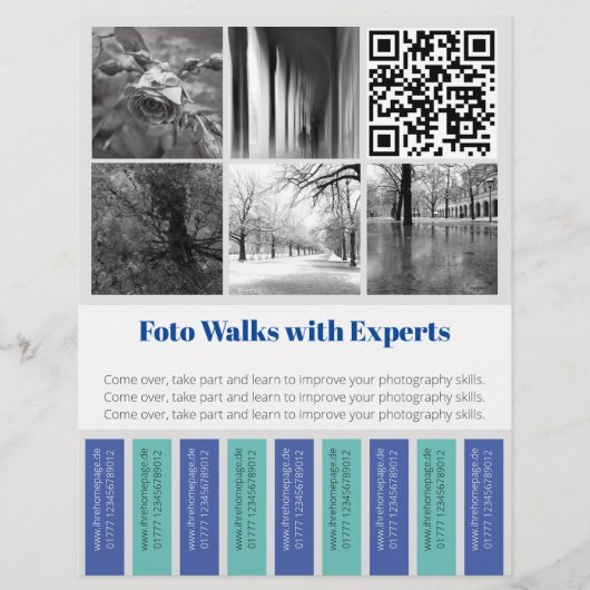 Afscheur Flyer Foto Wandeltours (Voorkant)