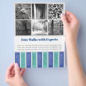 Afscheur Flyer Foto Wandeltours (Hand)