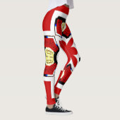 Afscheurt de Japanse stijl van Vormen, Leggings (Rechts)