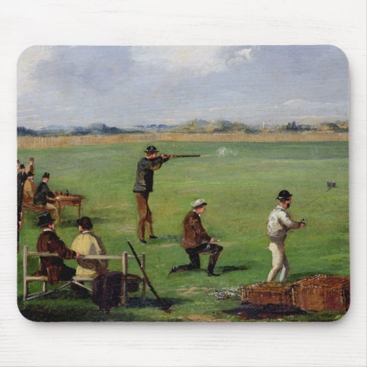 Afschieten (olie op papier) muismat (Voorkant)