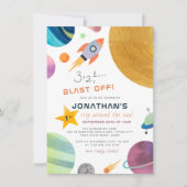 Afschieten! Raketschotel rond de zongen Kaart (Voorkant)