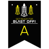 Afschieten! Space Shuttles, geboortedag Vlaggetjes (Derde vlag)