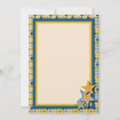 Afschieten! Spaceship Birthday Kaart (Achterkant)