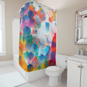 Afschilderij van extractieolie. Creative design-ac Douchegordijn (In situ)