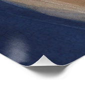 Afschilderij van ongezuiverd maagdenvlies perfect poster (Hoek)