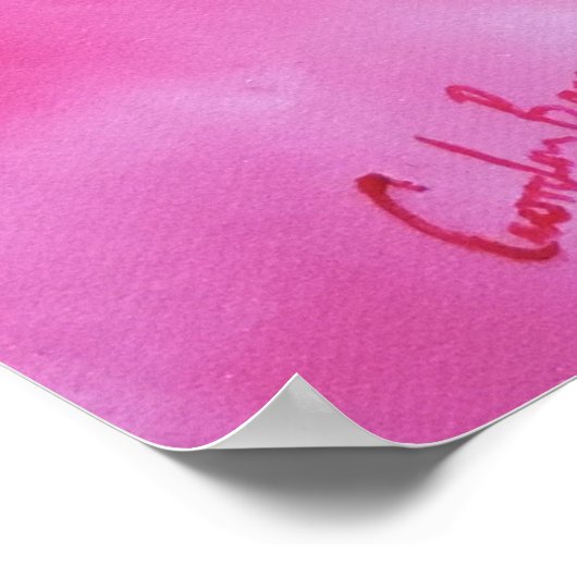 Afschildering van het gezicht van de koe poster (Hoek)