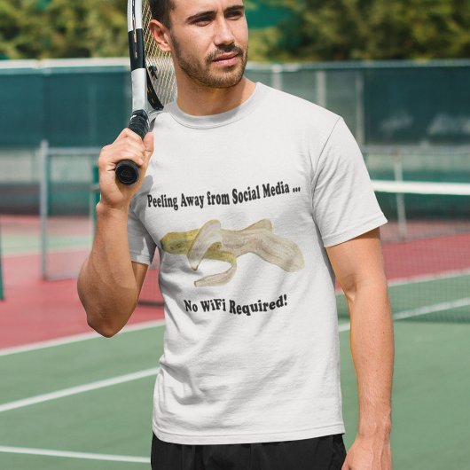 Afschillen van Social Media Banana T-shirt