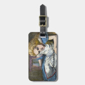 AFSCHRIJVING IN WONDERLAND BAGAGELABEL (Voorkant verticaal)