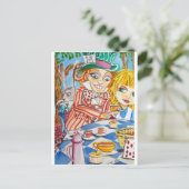 AFSCHRIJVING IN WONDERLAND BRIEFKAART (Staand voorkant)