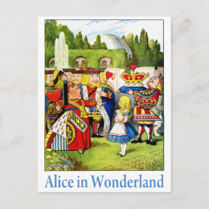 AFSCHRIJVING IN WONDERLAND BRIEFKAART