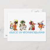 AFSCHRIJVING IN WONDERLAND BRIEFKAART (Voorkant / Achterkant)