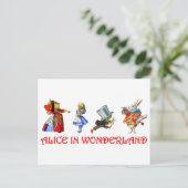AFSCHRIJVING IN WONDERLAND BRIEFKAART (Staand voorkant)