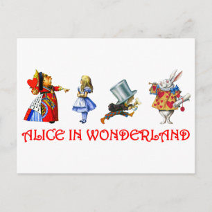 AFSCHRIJVING IN WONDERLAND BRIEFKAART