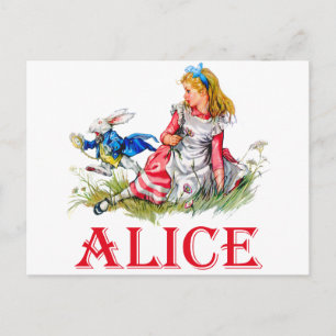 AFSCHRIJVING IN WONDERLAND BRIEFKAART