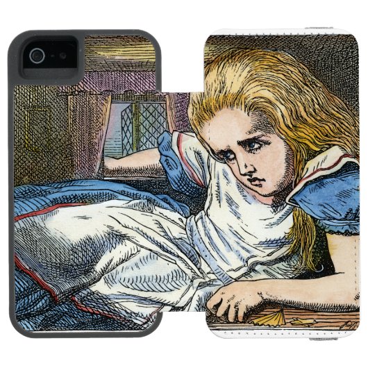 AFSCHRIJVING IN WONDERLAND INCIPIO iPhone PORTEMONNEE HOESJE (Agenda Open)