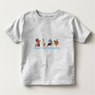 AFSCHRIJVING IN WONDERLAND KINDER SHIRTS