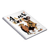 AFSCHRIJVING IN WONDERLAND NOTITIEBOEK (Rechterzijde)