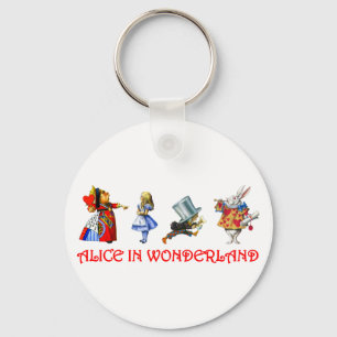 AFSCHRIJVING IN WONDERLAND SLEUTELHANGER