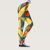 Afschuw geometrisch kleuren leggings (Rechts)
