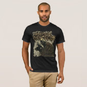 Afschuwelijk Mangleus Vampier Ontwerp (verweerd) T-shirt (Voorkant volledig)