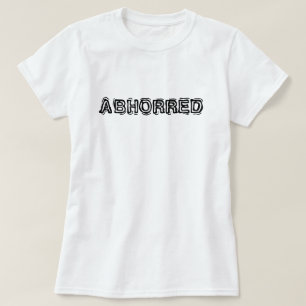 afschuwelijk t-shirt