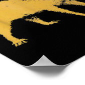 Afschuwelijke Japanse kat grappig Poster (Hoek)