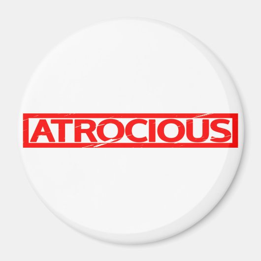 Afschuwelijke Stempel Magneet (Voorkant)