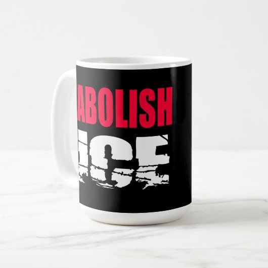 Afshafferen van ICE Koffiemok (Voorkant links)