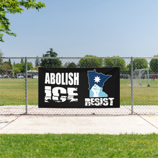 Afshafferen van ICE Spandoek (Insitu)