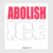 Afshafferen van ICE Sticker (Vel)