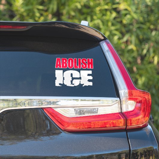 Afshafferen van ICE Sticker (Auto Zijkant)