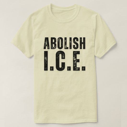 Afshaffing ICE-protest T-shirt (Design voorkant)