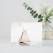 Afslachten van Gloucester door Winslow Homer Feestdagenkaart (Staand voorkant)