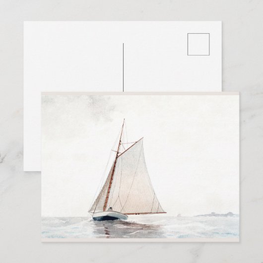 Afslachten van Gloucester door Winslow Homer Feestdagenkaart (Voorkant / Achterkant)