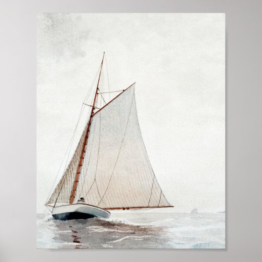 Afslachten van Gloucester door Winslow Homer Poster (Voorkant)