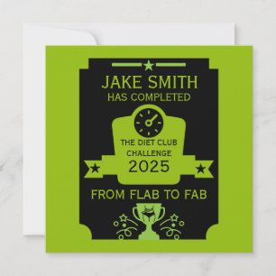 Afslankcongratulatie Kaart