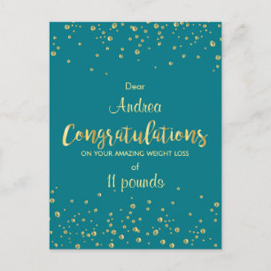 Afslanken Club Succes Weight Loss Certificaat Briefkaart