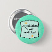Afslankende groepsleider Weightloss Award Ronde Button 5,7 Cm (Voorkant /achterkant)