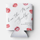 Afslankfeestje 'Kus de juffrouw vaarwel' Blikjeskoeler (Achterkant)