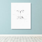 Afsluiten Afgedwongen canvasafdruk Canvas Afdruk (Insitu (Houten vloer))