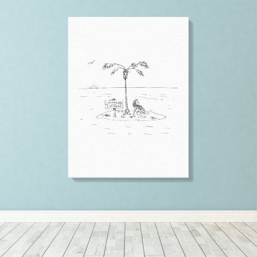 Afsluiten Afgedwongen canvasafdruk Canvas Afdruk (Insitu (Houten vloer))