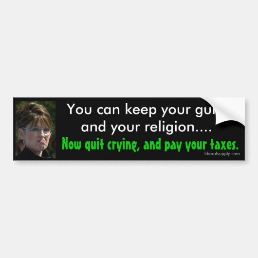 Afsluiten Bumpersticker (Voorkant)