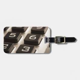 "Afsluiten calculator" Bagagelabel