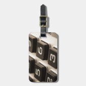 "Afsluiten calculator" Bagagelabel (Voorkant verticaal)