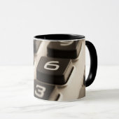 "Afsluiten calculator" Mok (Voorkant rechts)